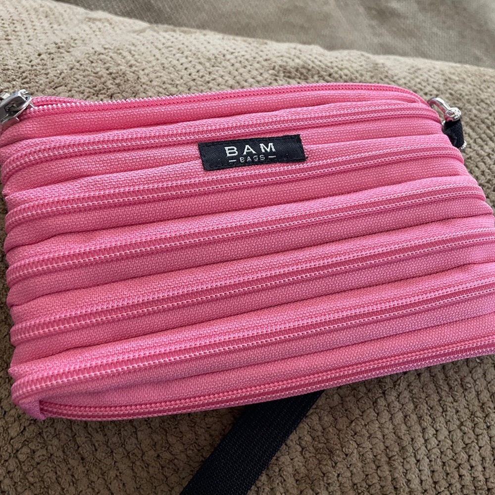 BAM Bags Pink Clutch